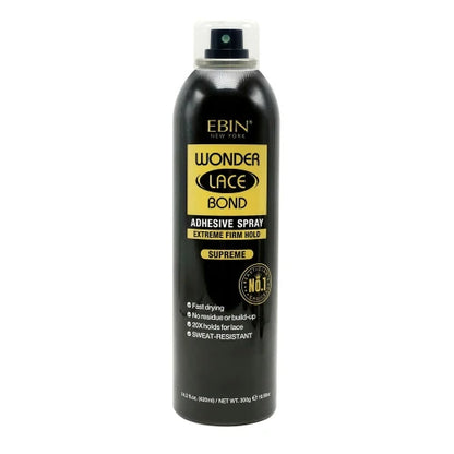 Ebin Wonder Lace Bond Spray – Extreme Hold Wig Adhesive for Daily Use