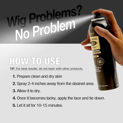 Ebin Wonder Lace Bond Spray – Extreme Hold Wig Adhesive for Daily Use