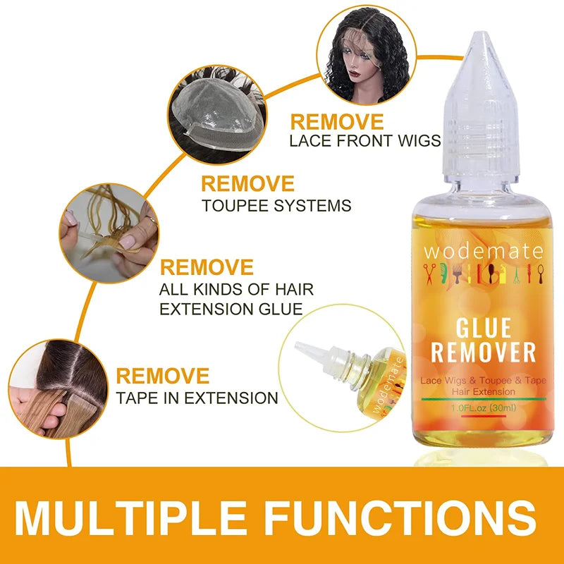 Wig Adhesive Remoever Fast Acting Hair Extension Remover for Tape in Hair Extensions Hair Glue Remover Spray for Frontal Toupee