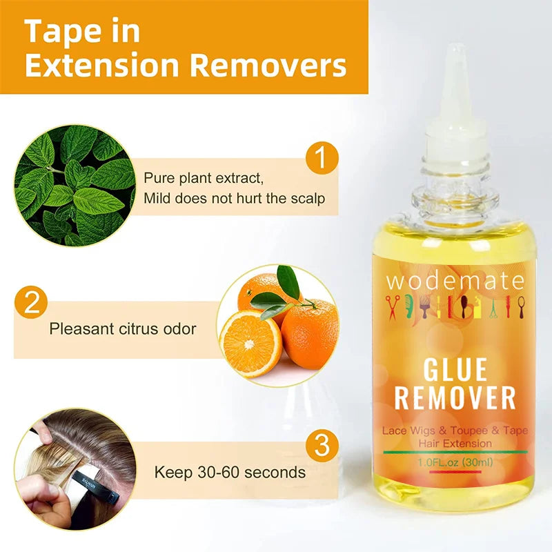 Wig Adhesive Remoever Fast Acting Hair Extension Remover for Tape in Hair Extensions Hair Glue Remover Spray for Frontal Toupee