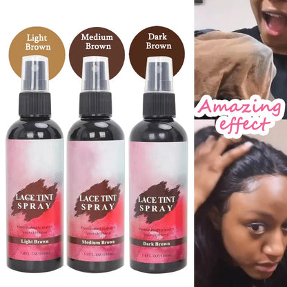 Lace Front Wig Glue & Remover Kit – Waterproof, Lace Tint Spray, Hair Wax Stick & Melt Headband