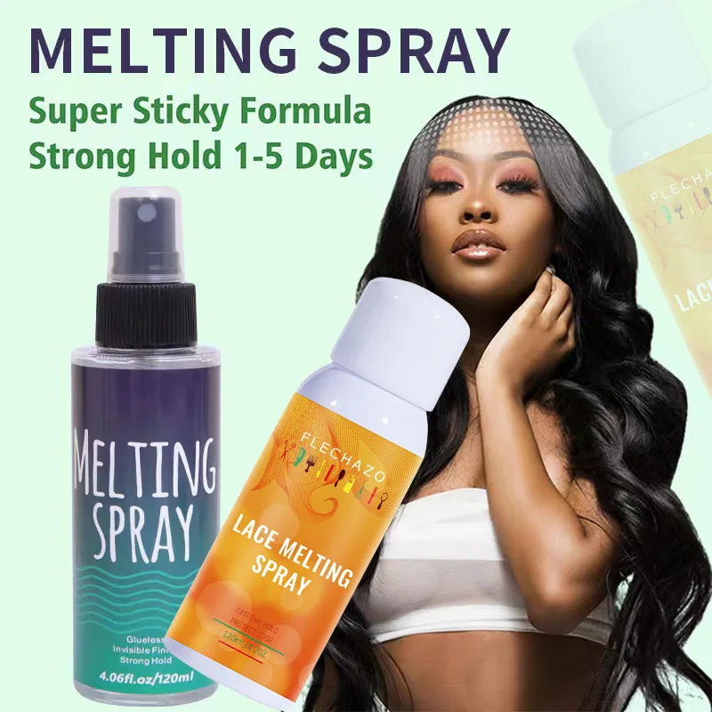 Affortable Melting Spray For Lace Front Wigs Long Lasting Hold Wig Glue Spray Edges Control Lace Melt Spray Secure Wig Spray