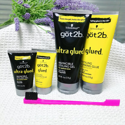 Got2b Glued Spray & Gel Set – Wig Adhesive & Edge Control for Long-Lasting Hold