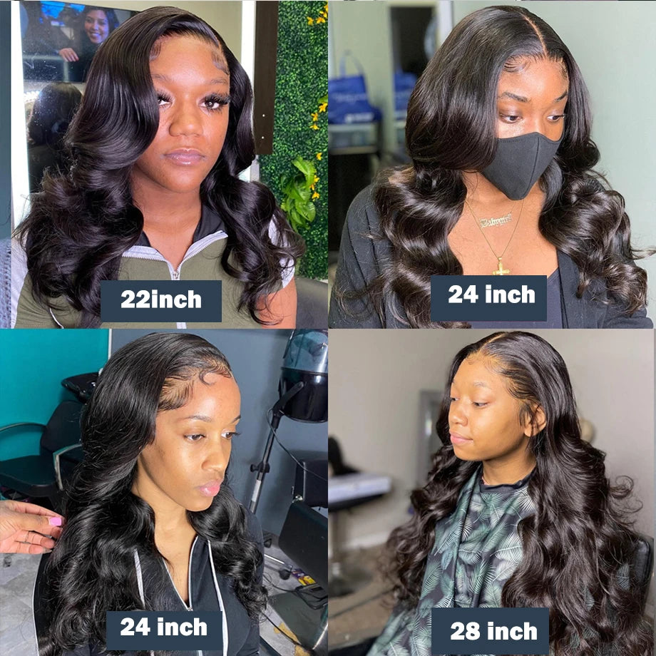 13x6 Hd Transparent Body Wave Lace Front Wig 30 Inch 13x4 Hd Lace Frontal Wigs Human Hair Wig Pre Plucked For Black Women