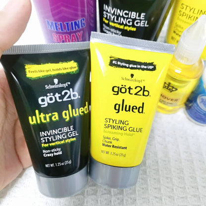 Got2b Glued Spray & Gel Set – Wig Adhesive & Edge Control for Long-Lasting Hold